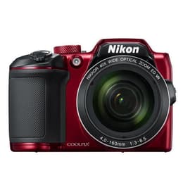 Bridge Coolpix B500 - Rouge + Nikon Nikkor 40X Wide Optical Zoom ED VR 22.5–900mm f/3–6.5 f/3–6.5