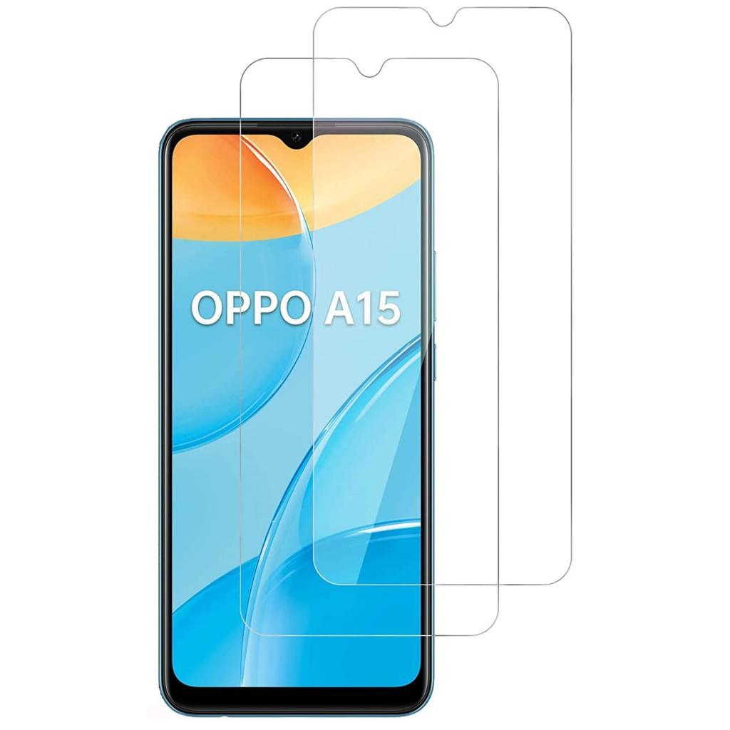 Écran de protection Oppo A15 Verre trempé Verre trempé Transparent