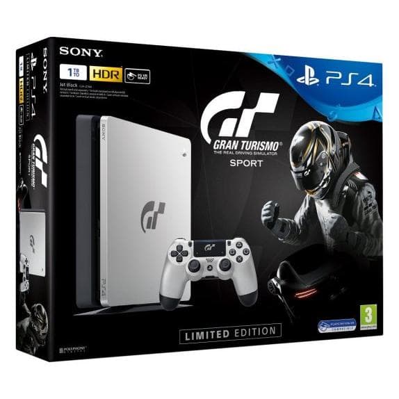 PlayStation 4 Slim 1000Go Blanc Edition limitée Gran Turismo Sport