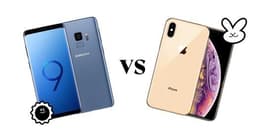 Samsung Galaxy S9 vs iPhone XS : Comparaison et différences