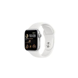 Apple Watch (Series SE) GPS 40 mm - Aluminium Argent - Bracelet sport Blanc