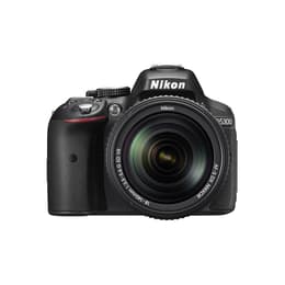 Reflex - Nikon D5300 - Noir + Objectif Nikkor  18-140mm