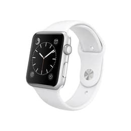 Apple Watch (Series 1) GPS 42 mm - Aluminium Argent - Bracelet Sport Blanc