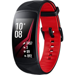 Montre Cardio GPS Samsung Gear Fit 2 Pro - Noir/Rouge