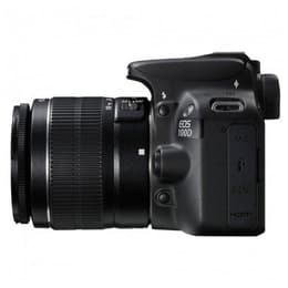 Reflex - Canon EOS 100D - Noir + Objectif EF-S 18-55 mm f/3,5-5,6 III