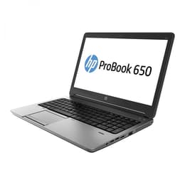 HP Probook 650 G1 15" Core i5 2,5 GHz  - SSD 120 Go - 4 Go AZERTY - Français