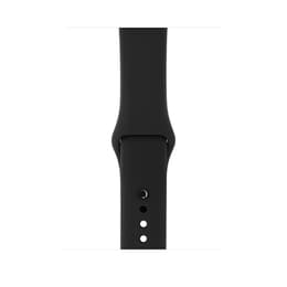 Apple Watch (Series 3) GPS + Cellular 42 mm - Aluminium Gris sidéral - Bracelet sport Noir