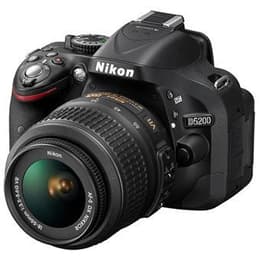 Reflex - Nikon D5200 - Noir + Objectif 18-55mm