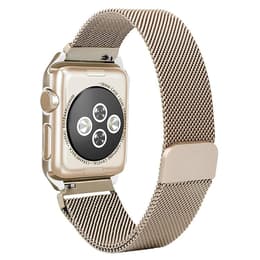 Apple Watch (Series 1) 38 mm - Aluminium Or - Milanais Concrete