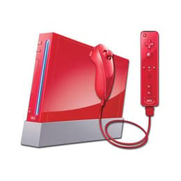Console Nintendo Wii Rouge Edition 25éme Anniversaire + New Super Mario Bros + 1 manette