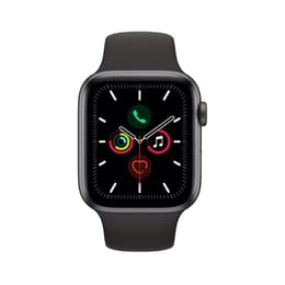 Apple Watch (Series 5) GPS 44 mm - Aluminium Gris sidéral - Bracelet sport Noir