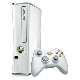 Console Microsof Xbox 360 Slim 320 Go  + Manette - Blanche