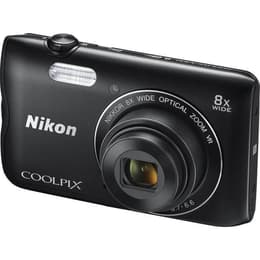 Compact - Nikon Coolpic A300 Noir Nikon Nikkor Wide Optical Zoom 25-200 mm f/3.7-6.6 VR