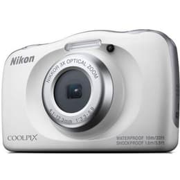 Compact Nikon COOLPIX S33 - blanc