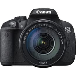 Reflex  Canon EOS 700D - Noir + Objectif 18-135 IS STM