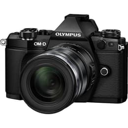 Hybride - OLYMPUS OM-D E-M5 Mark II - Noir + Objectif 12-50mm + FL-LM3