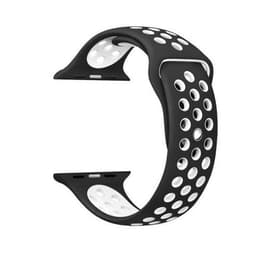 Apple Watch (Series 3) Septembre 2017 38 mm - Aluminium Gris sidéral - Bracelet Sport Nike NoiretBlanc