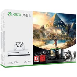 Xbox One S 1000Go - Blanc + Assassin's Creed Origins