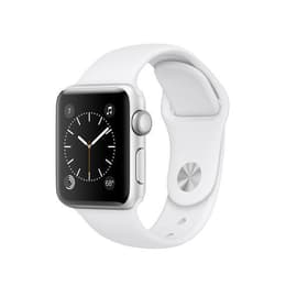 Apple Watch (Series 2) GPS 38 mm - Aluminium Argent - Sport Blanc