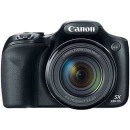 Reflex - Canon PowerShot SX530 HS - Noir + Objectif Canon f4,3 à 215 mm