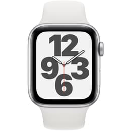 Apple Watch (Series SE) Septembre 2020 44 mm - Aluminium Argent - Bracelet Sport Blanc