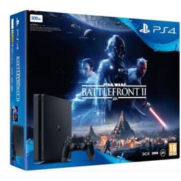 PlayStation 4 Slim 500Go - Jet black + Star Wars Battlefront II