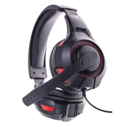 Casque gaming Filaire avec Micro Freaks And Geeks SWX-300 - Noir/Rouge