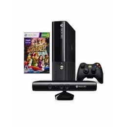 Console Microsoft Xbox 360 Slim 500GB + 1 Manette + Kinect + Kinect adventures - Noir
