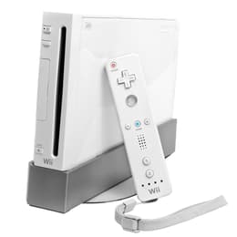 Nintendo Wii + Manettes + Jeu - Blanc