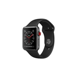 Apple Watch (Series 3) 38 mm - Aluminium Gris sidéral - Sport Noir