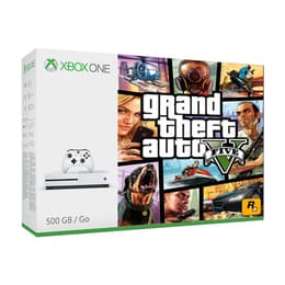 Xbox One S 500Go - Blanc + Grand Theft Auto 5