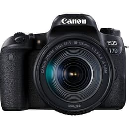 Reflex - Canon EOS 77D Noir Canon EF-S 18-135mm f/3.5-5.6 IS USM
