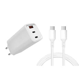 Chargeur + Câble (USB-C + USB-C) 65W - WTK