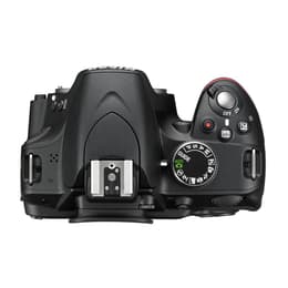 Reflex - Nikon D3200 Noir Nikon AF-S DX Nikkor 18-55mm f/3.5-5.6G VR II