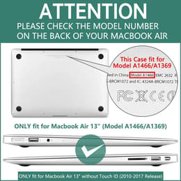 Coque MacBook Air 13" (2010-2017) - Polycarbonate - Transparent