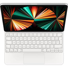iPad Magic Keyboard 12.9" (2020) sans fil - Blanc - AZERTY - Français