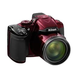 Bridge Nikon Coolpix P520 - Rouge + Objectif Nikkor 42X Wide Optical Zoom ED VR 24-1000mm f/3-5.9