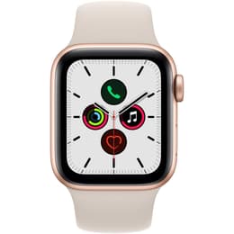 Apple Watch (Series SE) GPS + Cellular 40 mm - Aluminium Or - Bracelet sport Rose
