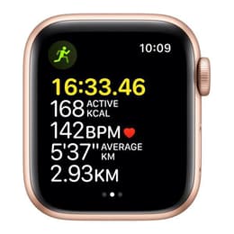 Apple Watch (Series SE) GPS + Cellular 40 mm - Aluminium Or - Bracelet sport Rose