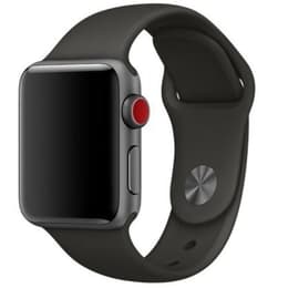 Apple Watch (Series 3) GPS + Cellular 42 mm - Aluminium Gris sidéral - Bracelet sport Gris