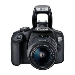 Reflex - Canon EOS 2000D Noir + Objectif Canon Zoom Lens EF-S 18-55mm f/3.5-5.6 IS II