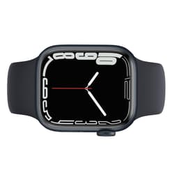 Apple Watch (Series 7) GPS + Cellular 45 mm - Aluminium Noir - Bracelet sport Noir