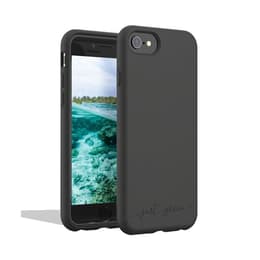 Coque iPhone SE (2022/2020)/8/7/6/6S - Matière naturelle - noire