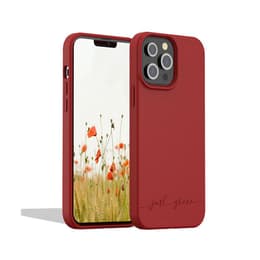 Coque iPhone 13 Pro max - Matière naturelle - rouge