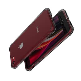 Coque iPhone SE (2022/2020)/8/7/6/6S Coque - Silicone - Noir/Transparent