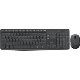 Clavier Logitech QWERTY Anglais (US) Sans-fil MK235