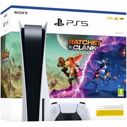 PlayStation 5 825Go - Blanc + Ratchet & Clank: Rift Apart