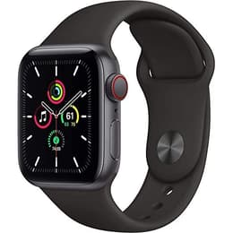Apple Watch (Series 7) GPS + Cellular 41 mm - Aluminium Noir - Bracelet sport Noir