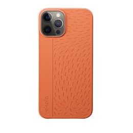 Coque iPhone 12/12 Pro - Matière naturelle - Orange