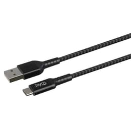 Cable JAYM Ultra-Renforcé 1,5 m - USB-A vers USB-C - Garanti à  Vie - Fabriqué en Fibre Dupont Kevlar